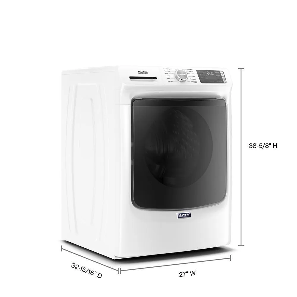 Maytag MHW6630HW Front Load Washer With Extra Power And 16-Hr Fresh Hold Option - 4.8 Cu. Ft.