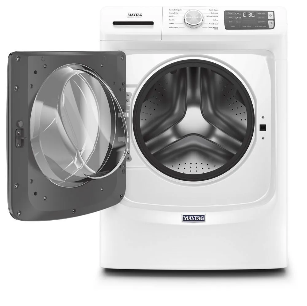 Maytag MHW6630HW Front Load Washer With Extra Power And 16-Hr Fresh Hold Option - 4.8 Cu. Ft.