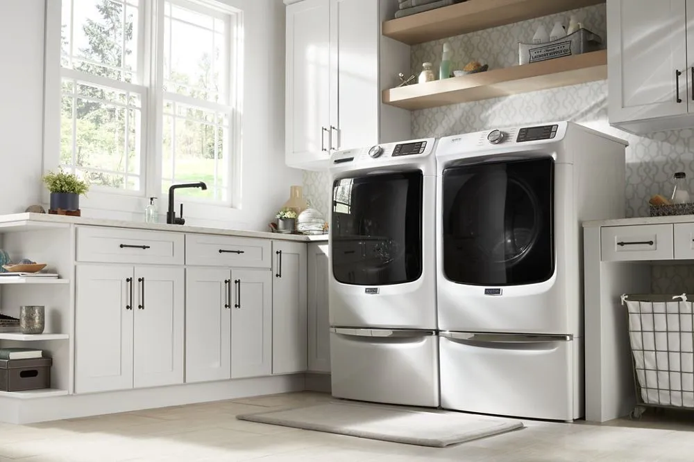 Maytag MHW6630HW Front Load Washer With Extra Power And 16-Hr Fresh Hold Option - 4.8 Cu. Ft.