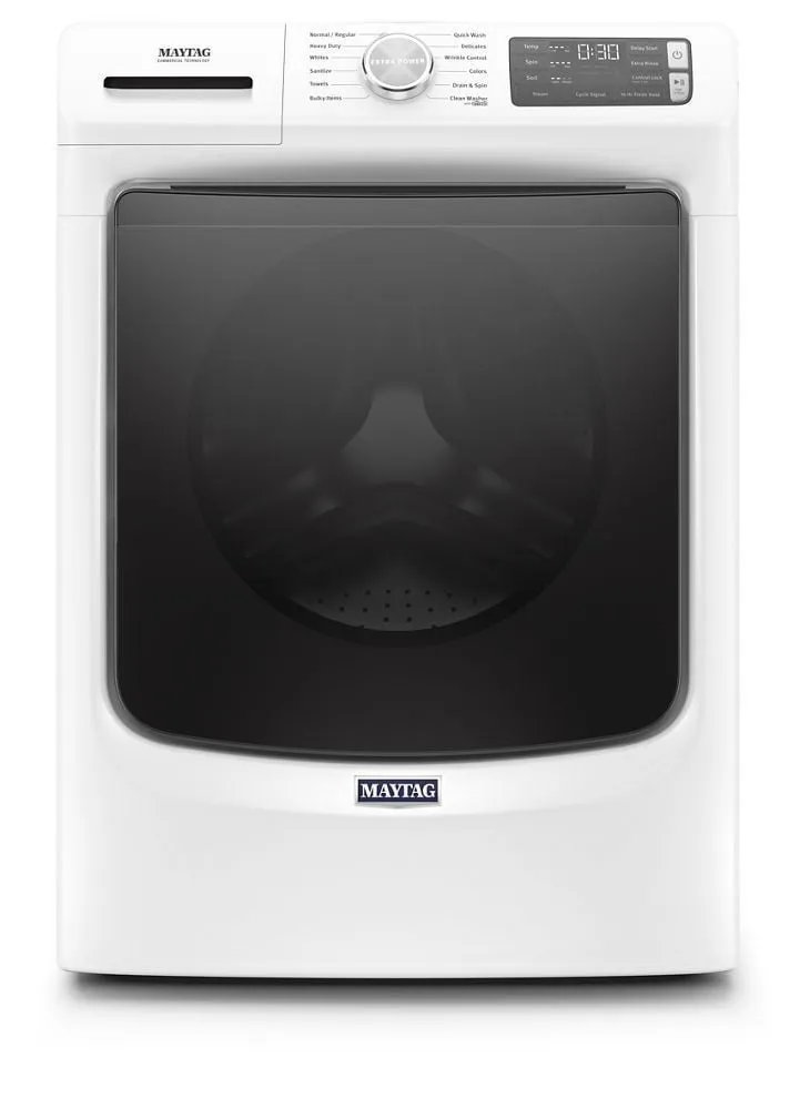 Maytag MHW6630HW Front Load Washer With Extra Power And 16-Hr Fresh Hold Option - 4.8 Cu. Ft.