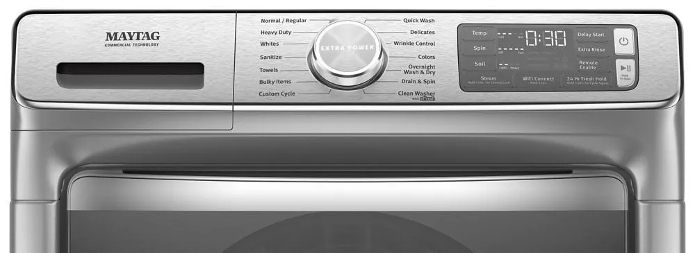 Maytag MHW8630HC Smart Front Load Washer With Extra Power And 24-Hr Fresh Hold Option - 5.0 Cu. Ft.