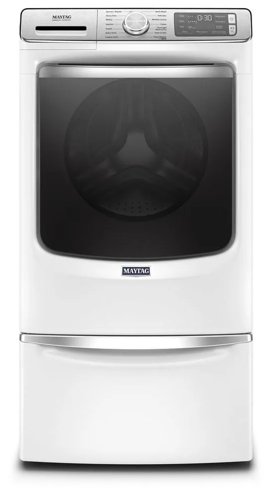 Maytag MHW8630HW Smart Front Load Washer With Extra Power And 24-Hr Fresh Hold Option - 5.0 Cu. Ft.