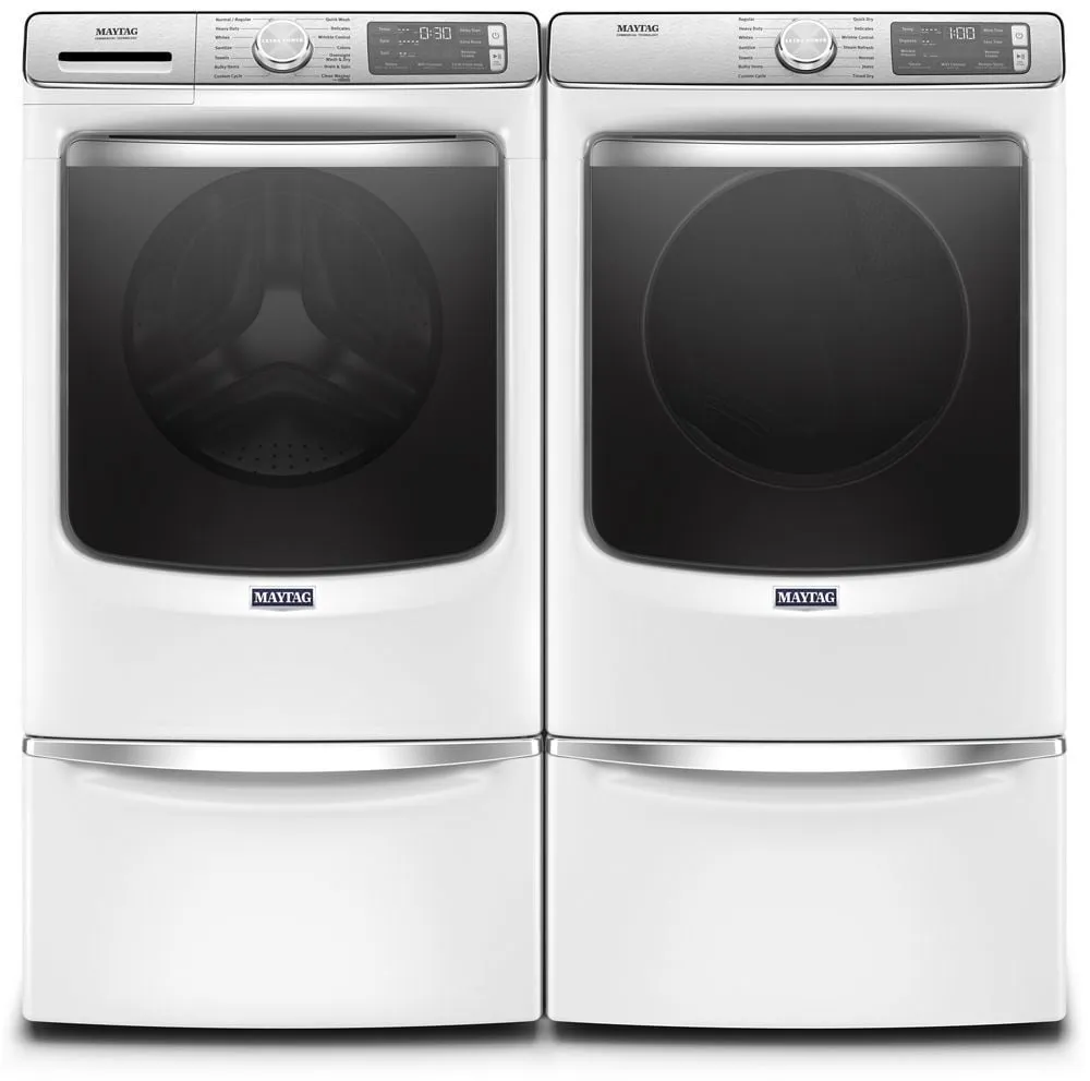 Maytag MHW8630HW Smart Front Load Washer With Extra Power And 24-Hr Fresh Hold Option - 5.0 Cu. Ft.