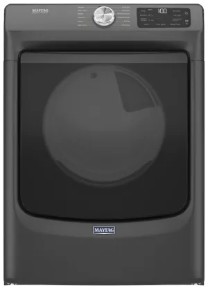Maytag Volcano Black Electric Dryer with Extra Power and Quick Dry Cycle (7.3 cu. ft.) - YMED6630MBK