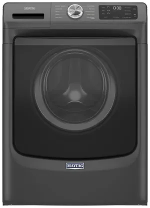 Maytag Volcano Black Front Load Washer with Extra Power and 12-Hr Fresh Spin (5.2 cu. ft.) - MHW5630MBK