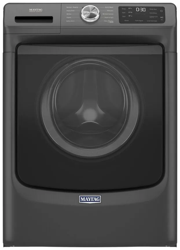 Maytag Volcano Black Front Load Washer with Extra Power and 12-Hr Fresh Spin (5.2 cu. ft.) - MHW5630MBK