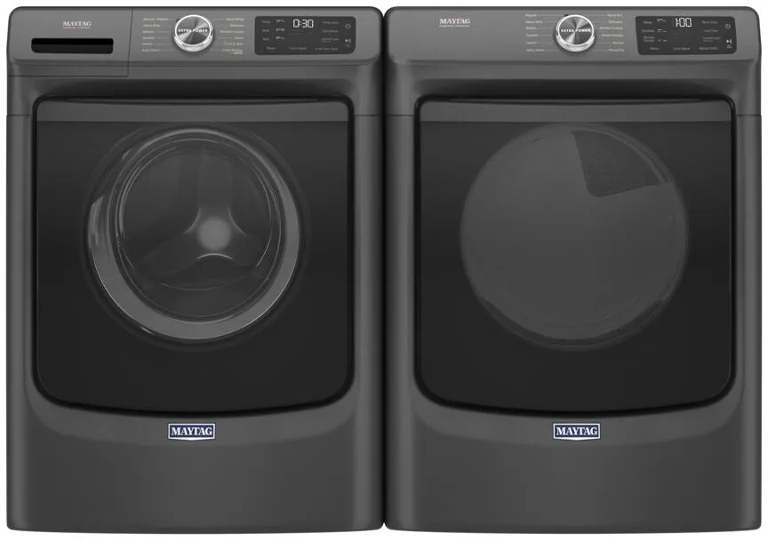 Maytag Volcano Black Front Load Washer with Extra Power and 16-Hr Fresh Hold (5.5 cu. ft.) - MHW6630MBK