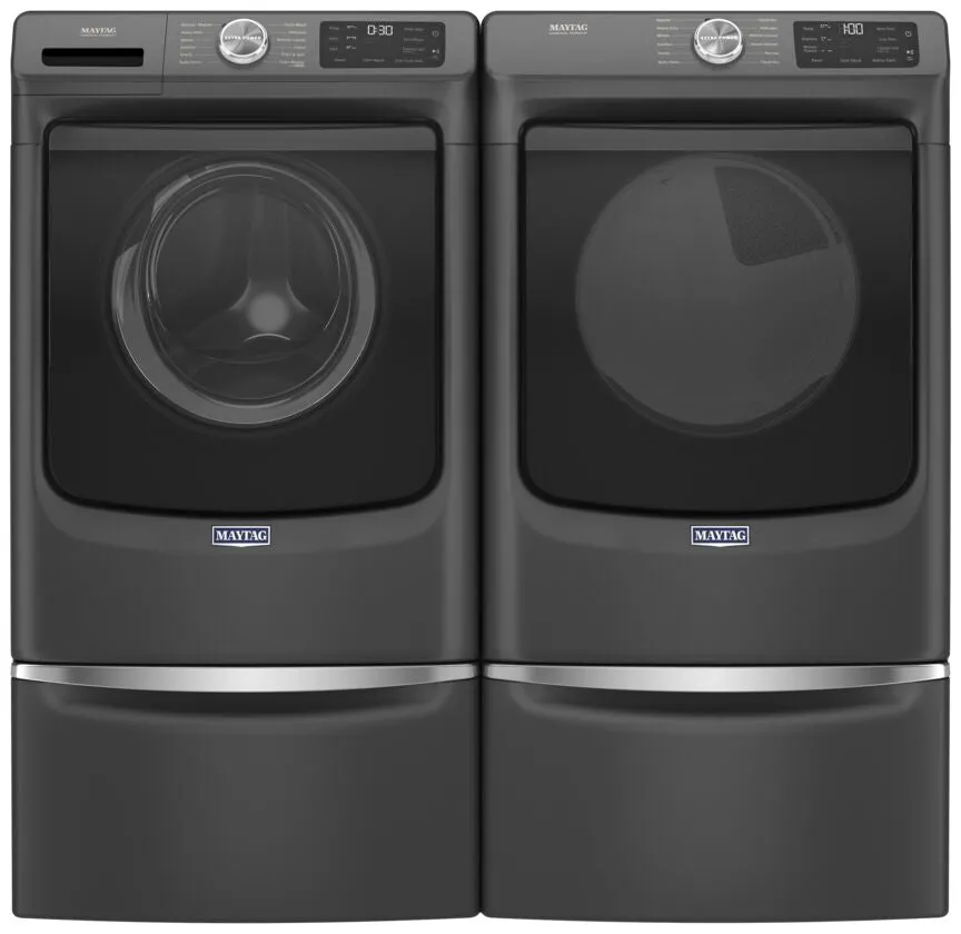 Maytag Volcano Black Front Load Washer with Extra Power and 16-Hr Fresh Hold (5.5 cu. ft.) - MHW6630MBK