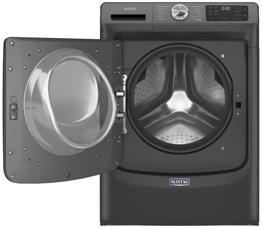 Maytag Volcano Black Front Load Washer with Extra Power and 16-Hr Fresh Hold (5.5 cu. ft.) - MHW6630MBK