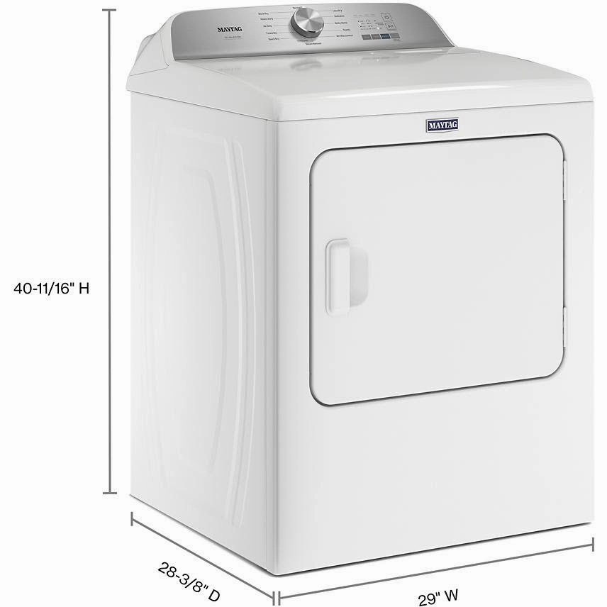 Maytag 7.0 cu. ft. Electric Dryer with Pet Pro Option YMED6500MW