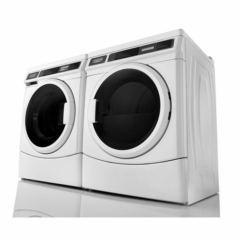 Maytag MDE28PRCYW Commercial Electric Dryer, Card Reader Ready Or Non-Vend