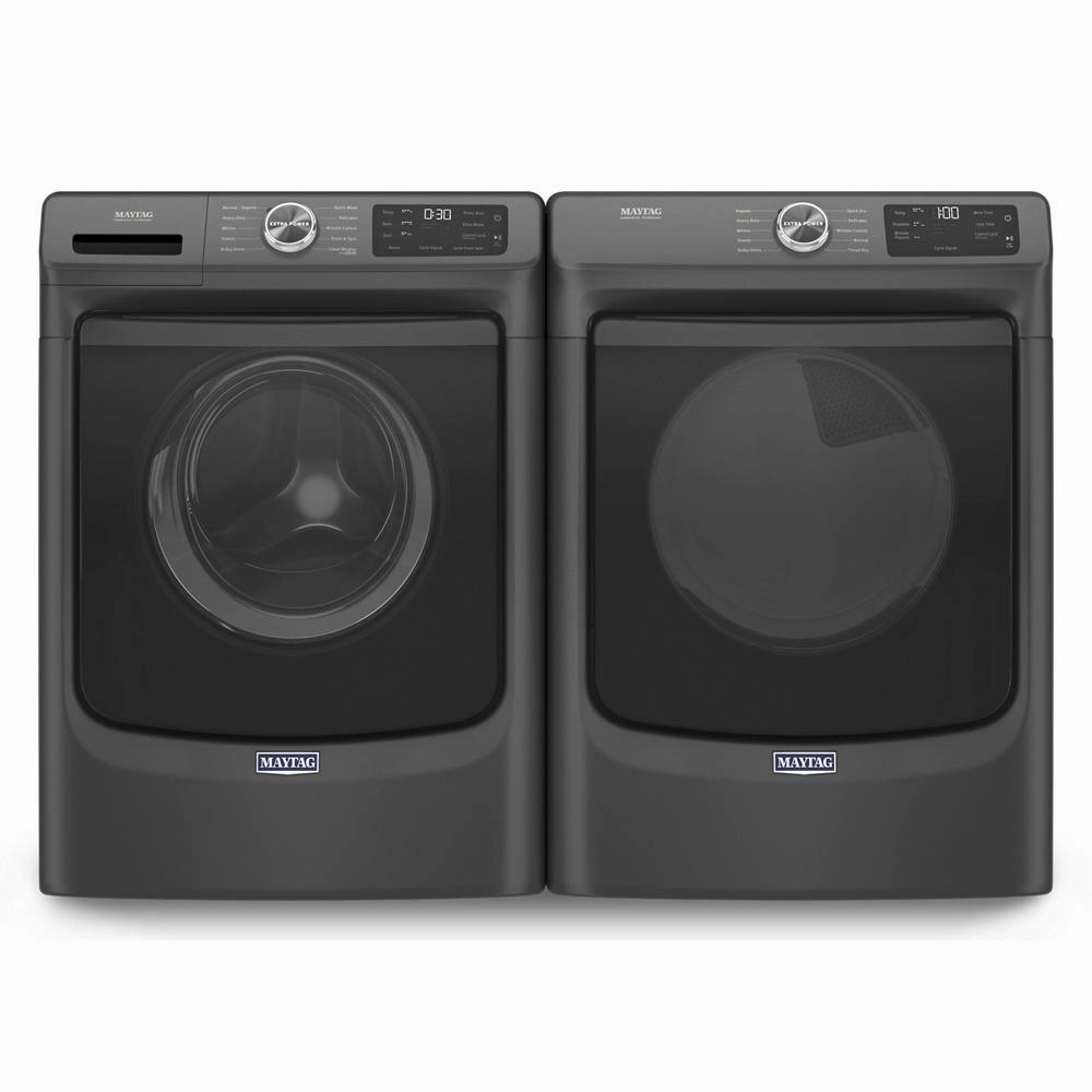 Maytag MED5630MBK Front Load Electric Dryer With Extra Power And Quick Dry Cycle - 7.3 Cu. Ft.
