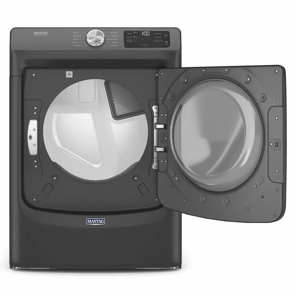 Maytag MED5630MBK Front Load Electric Dryer With Extra Power And Quick Dry Cycle - 7.3 Cu. Ft.