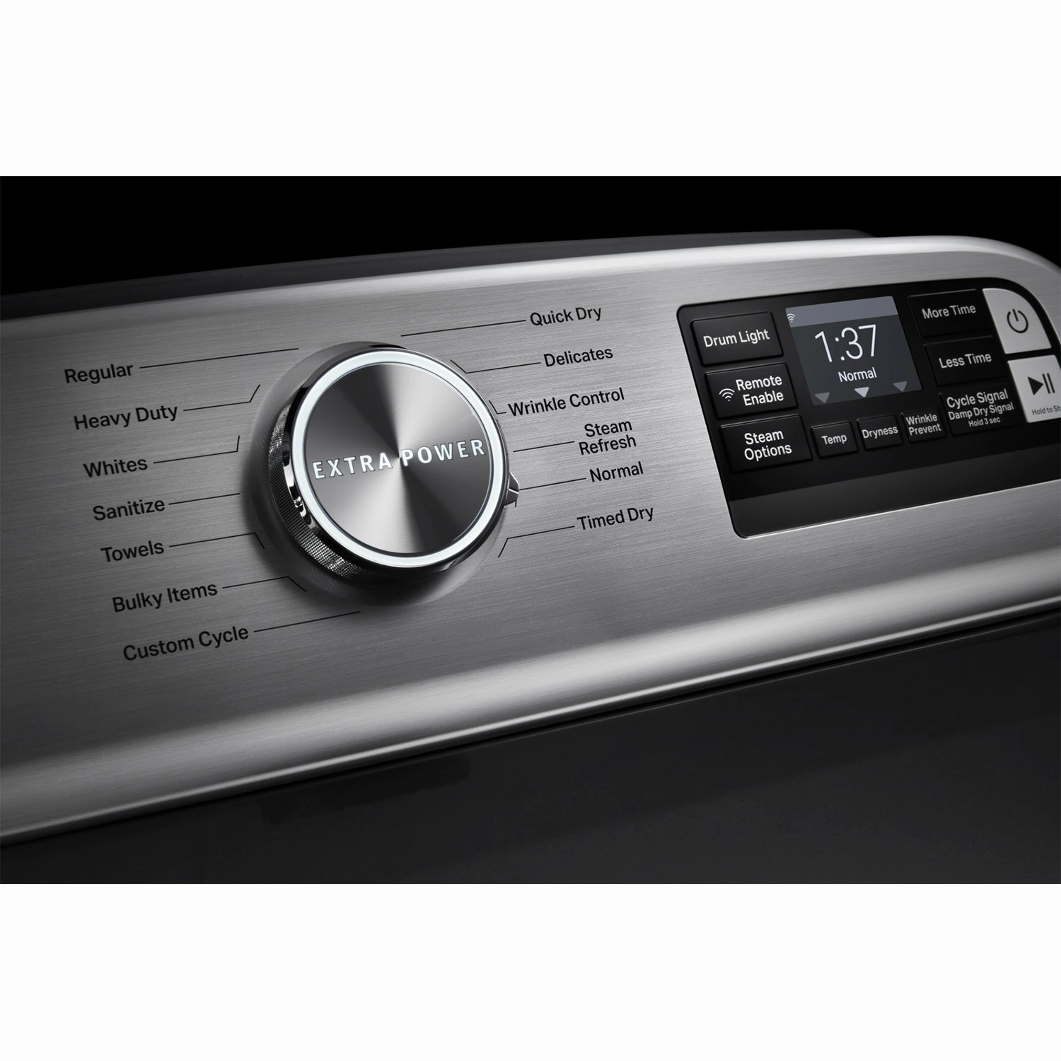 Maytag Metallic Slate Smart Top-Load Washer (5.4 cu. ft.) & Electric Dryer (7.4 cu. ft.) - MVW6230HC/YMED7230HC