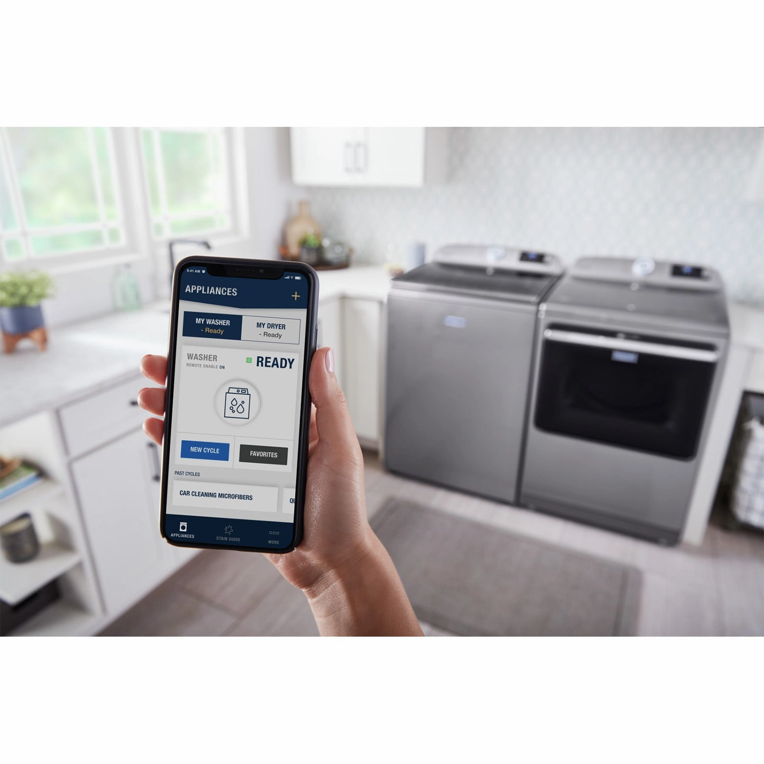 Maytag Metallic Slate Smart Top-Load Washer (6.0 cu. ft.) & Smart Gas Dryer (7.4 cu. ft.) - MVW7230HC/MGD6230HC