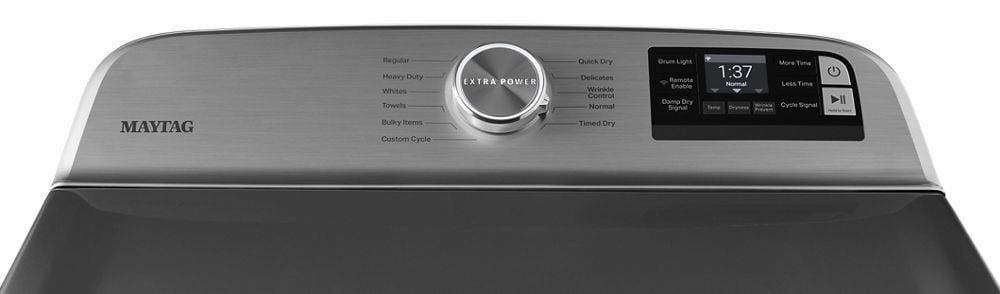 Maytag MGD6230HC Smart Capable Top Load Gas Dryer With Extra Power Button - 7.4 Cu. Ft.