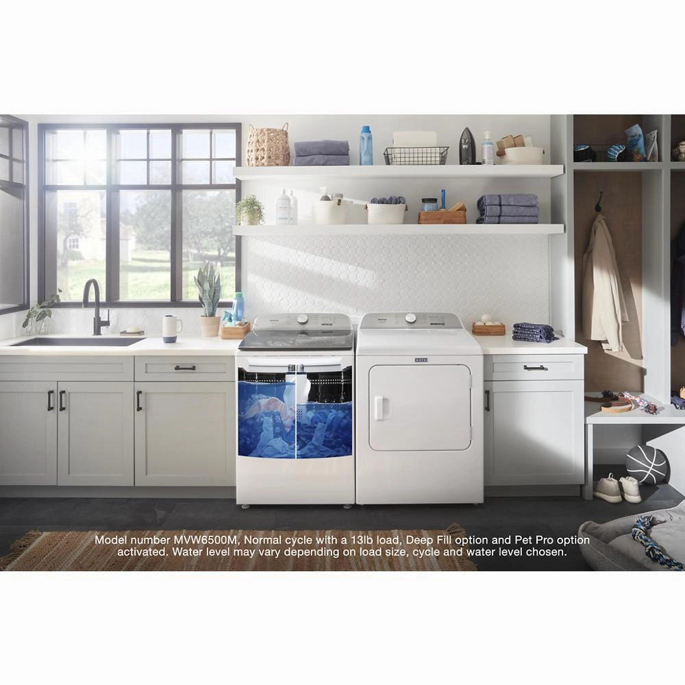 Maytag MGD6500MW Pet Pro Top Load Gas Dryer - 7.0 Cu. Ft.