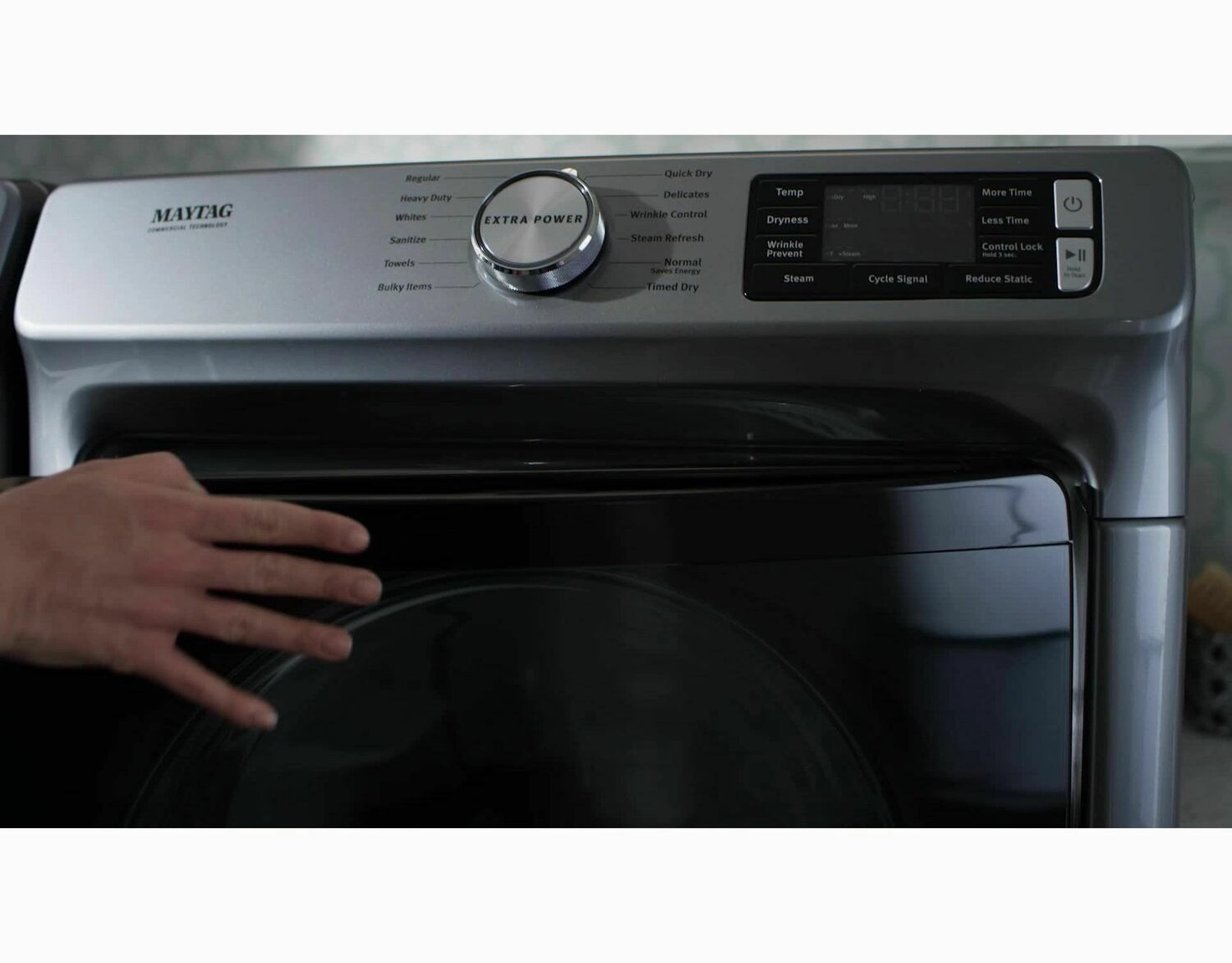 Maytag MGD6630HW Front Load Gas Dryer With Extra Power And Quick Dry Cycle - 7.3 Cu. Ft. White