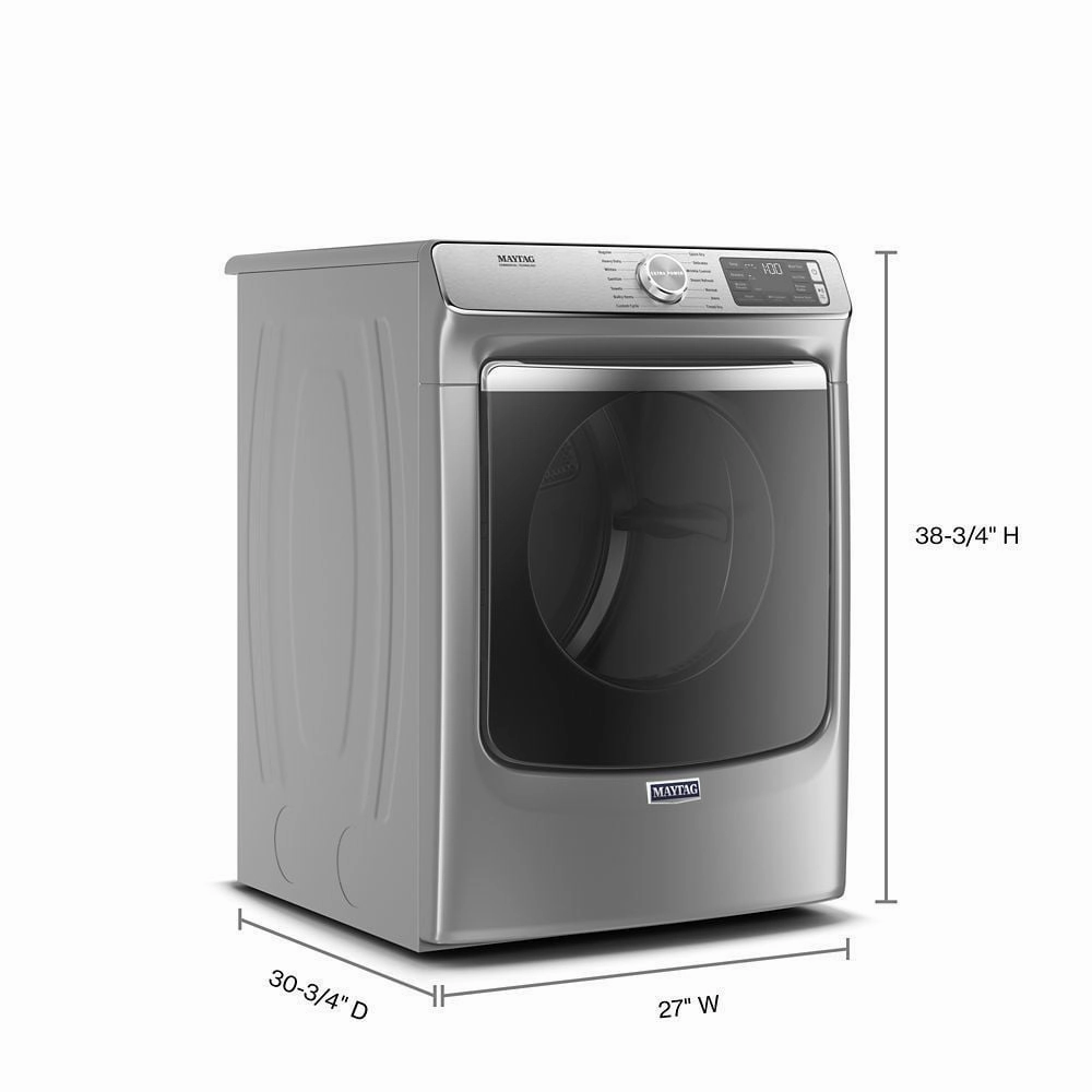 Maytag MGD8630HC Smart Front Load Gas Dryer With Extra Power And Advanced Moisture Sensing With Industry-Exclusive Extra Moisture Sensor - 7.3 Cu. Ft.