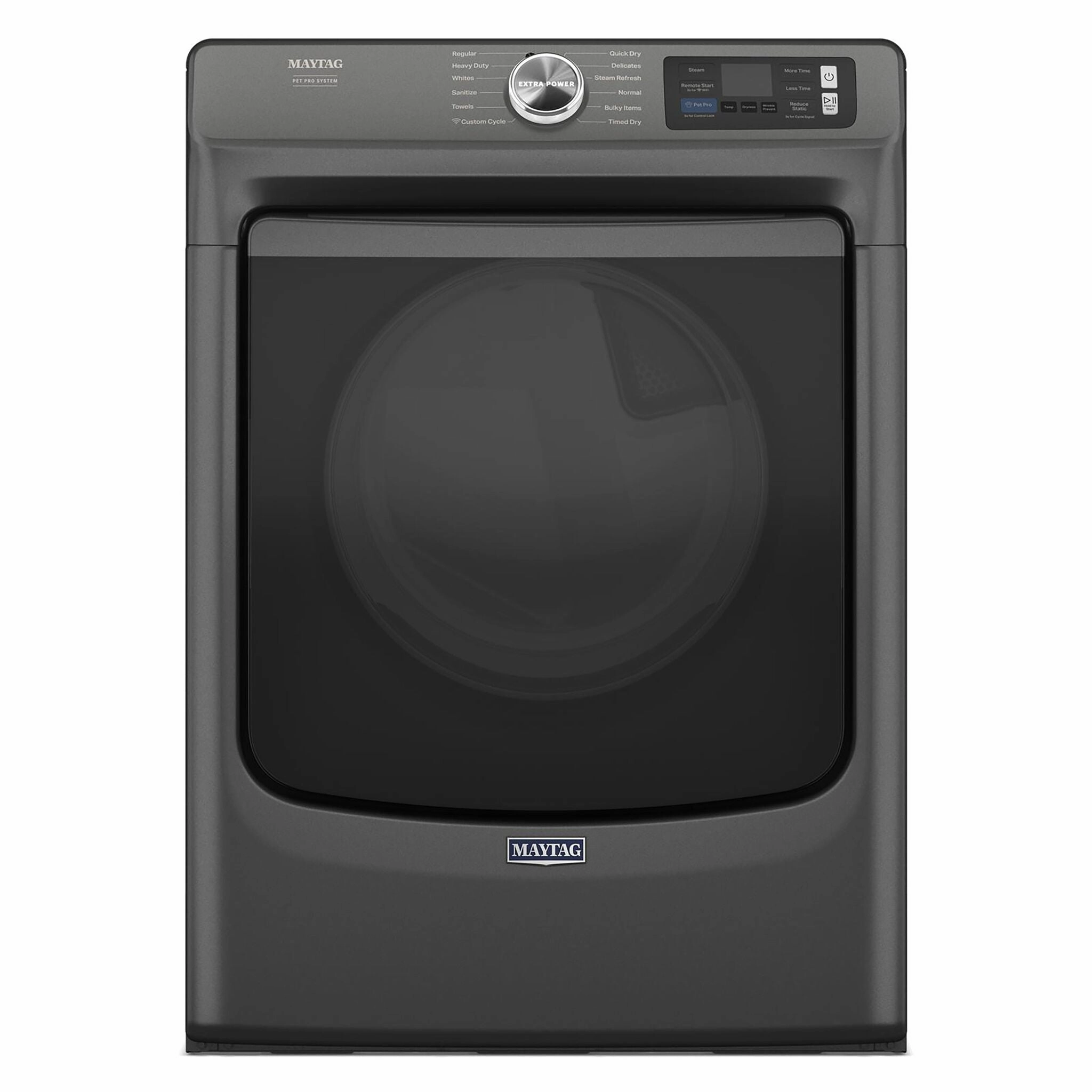 Maytag Volcano Black Electric Dryer with Pet Pro (7.4 Cu.Ft.) - YMED7020RU