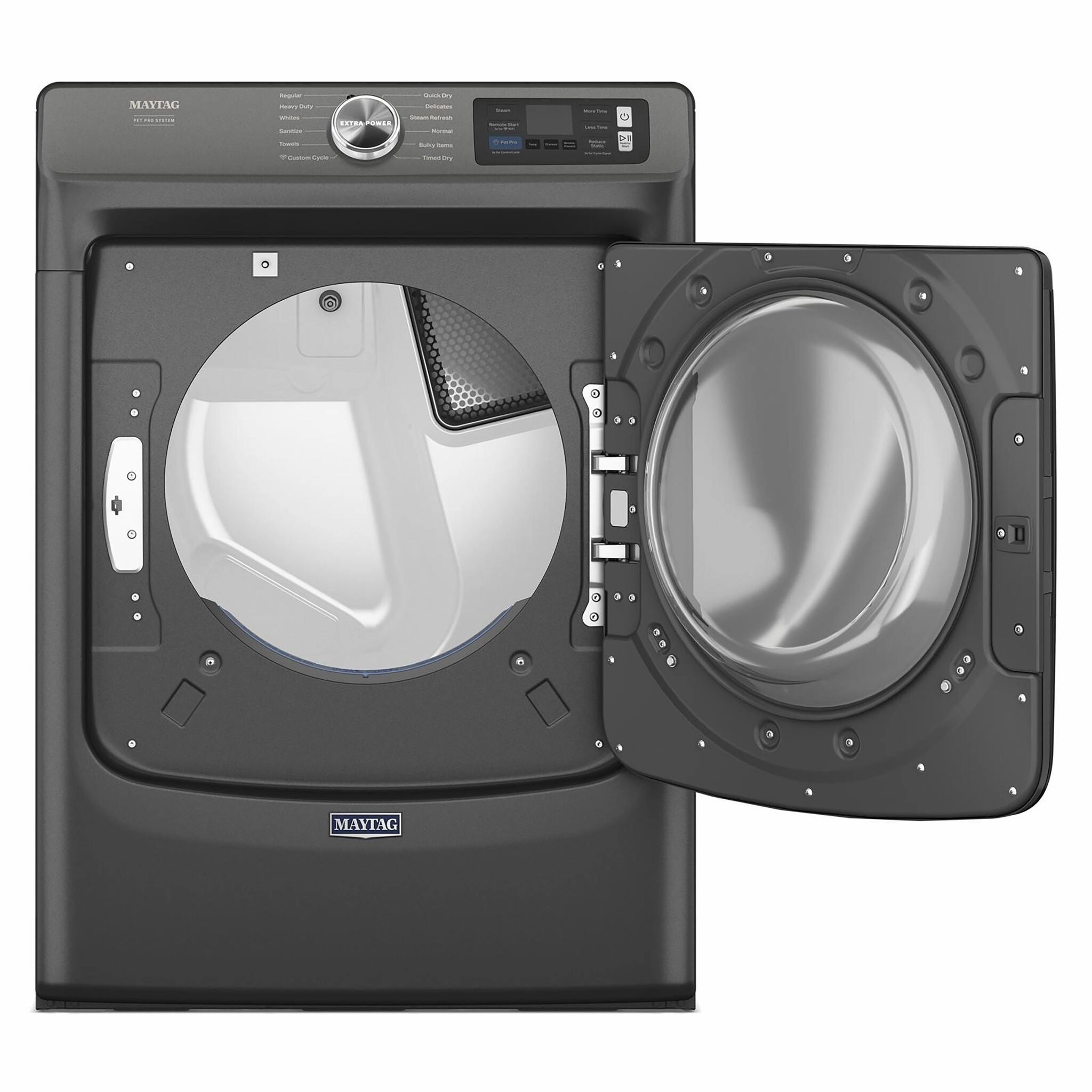 Maytag Volcano Black Electric Dryer with Pet Pro (7.4 Cu.Ft.) - YMED7020RU