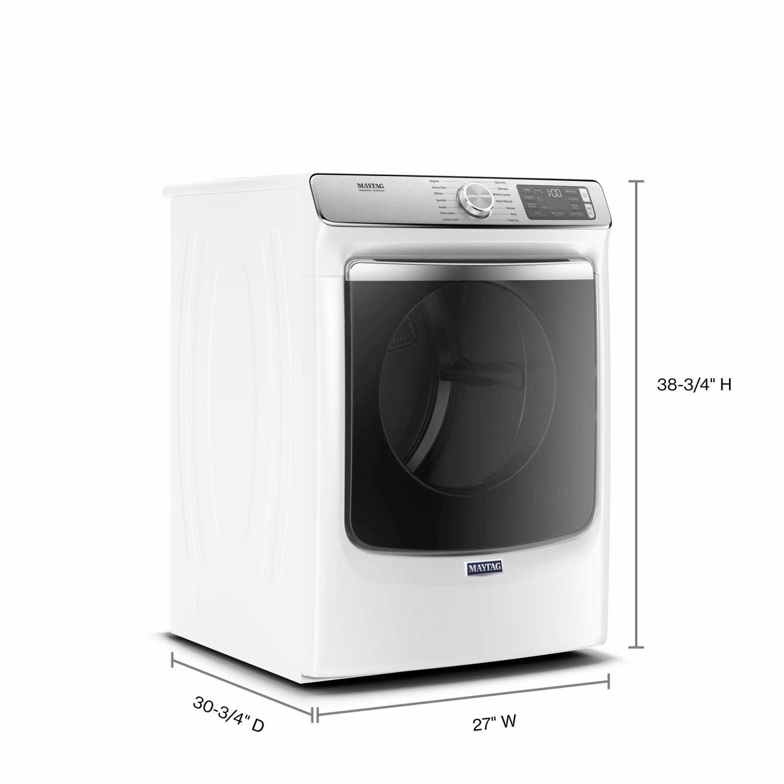 Maytag White Gas Dryer (7.3 Cu. Ft.) - MGD8630HW