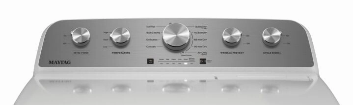 Maytag White Gas Dryer with Extra Power (7.0 cu. ft.) - MGD5030MW