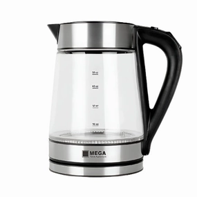 Mega Glass Kettle, 1.7Lit, 2200Watts