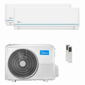 Midea Evolution dual split air conditioner 9000 12000 BTU inverter A   external unit 5.3 kW
