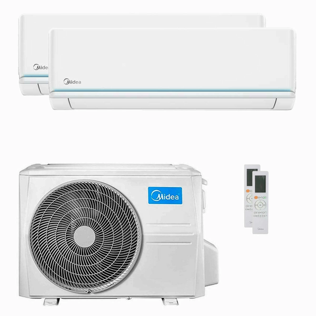 Midea Evolution dual split air conditioner 9000 18000 BTU inverter A   external unit 5.3 kW