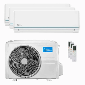 Midea Evolution trial split air conditioner 9000 9000 12000 BTU inverter A   external unit 7.9 kW