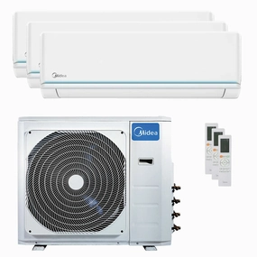Midea Evolution trial split air conditioner 9000 9000 18000 BTU inverter A   external unit 8.2 kW