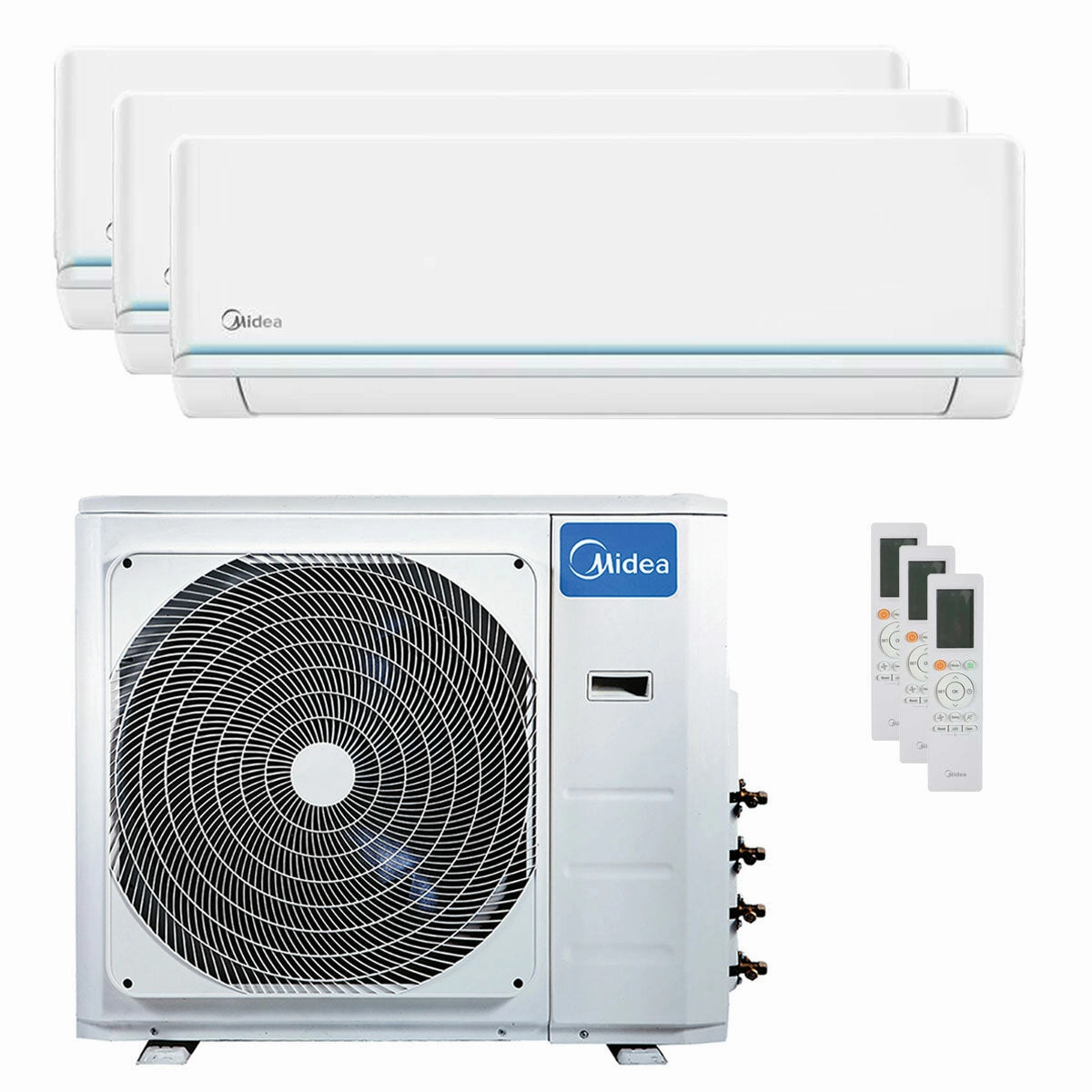 Midea Evolution trial split air conditioner 9000 9000 18000 BTU inverter A   external unit 8.2 kW