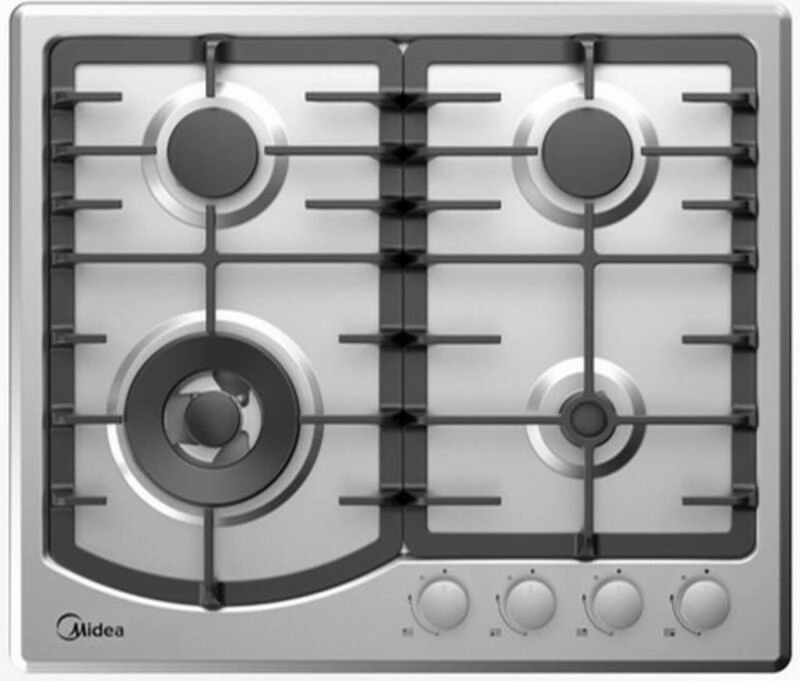 Midea Gas Hob 60cm | 4 Burners | Tempered glass | 60051590 mm