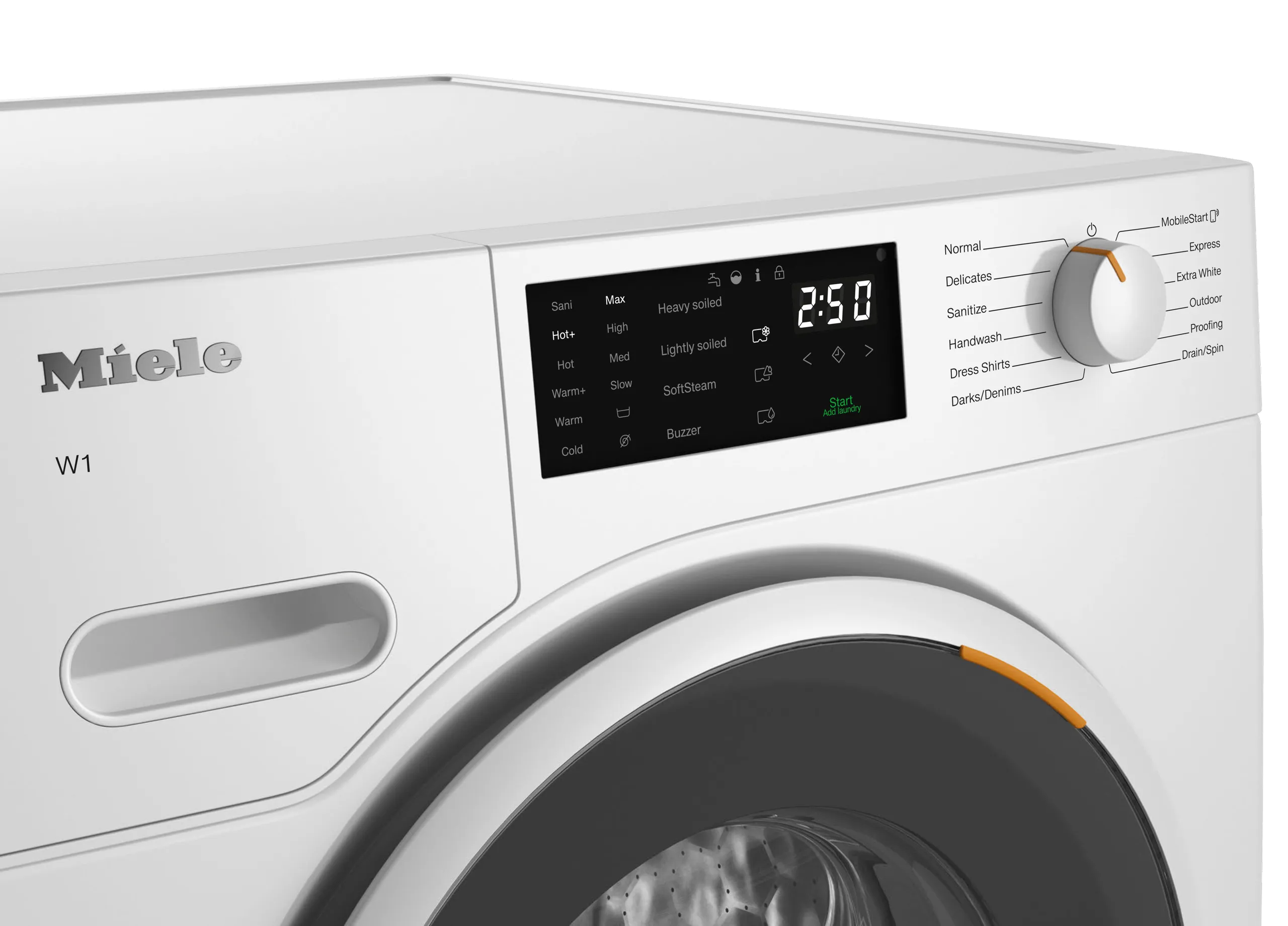 Miele WWD 160 WCS LOTUSWHITE Wwd160 Wcs - W1 Front-Loading Washing Machine: With Capdosing And Miele@Home For Smart Laundry Care.