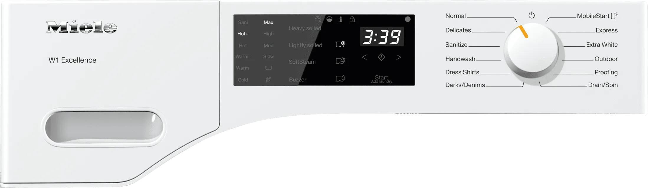 Miele WXD160WCS LOTUSWHITE Wxd 160 Wcs - W1 Front-Loading Washing Machine With Capdosing And Miele@Home For Smart Laundry Care.