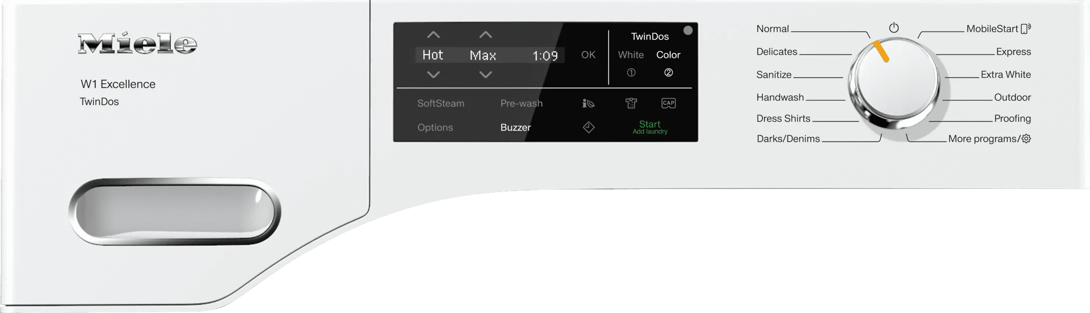Miele WXF660WCS LOTUSWHITE Wxf 660 Wcs Tdos - W1 Front-Loading Washing Machine With Twindos And Miele@Home For Smart Laundry Care And Maximum Convenience.