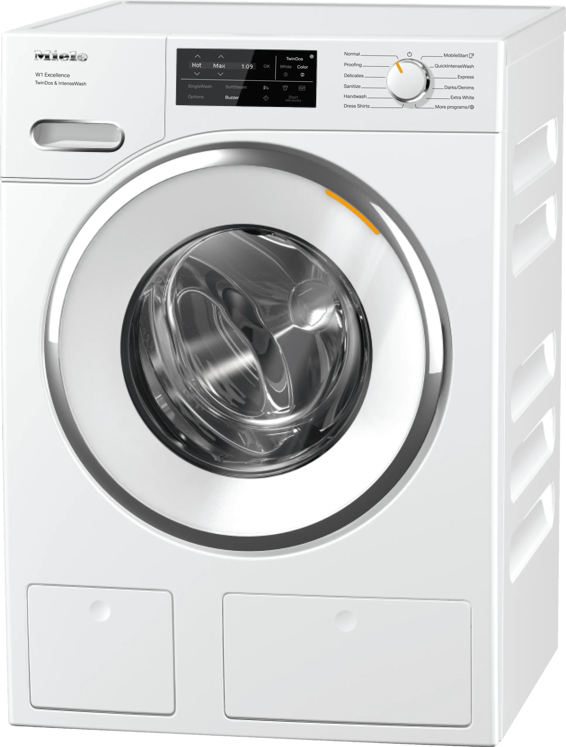 Miele WXI860WCS LOTUSWHITE Wxi 860 Wcs Tdos & Intensewash - W1 Front-Loading Washing Machine With Twindos, Intensewash, And Miele@Home For Ultimate Cleanliness And Comfort.