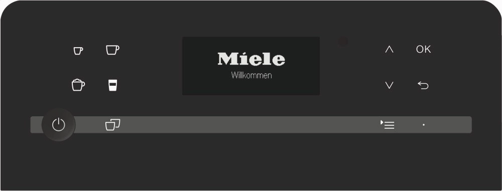 Miele CM5310 SILENCE RED  Countertop Coffee Machine With Onetouch For Two For The Ultimate In Coffee Enjoyment.