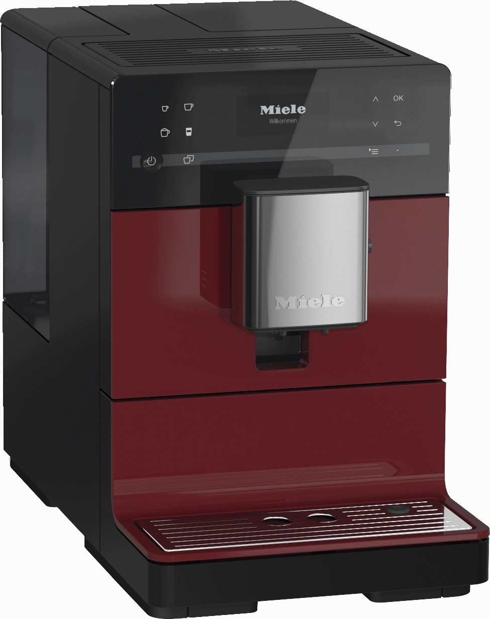 Miele CM5310 SILENCE RED  Countertop Coffee Machine With Onetouch For Two For The Ultimate In Coffee Enjoyment.