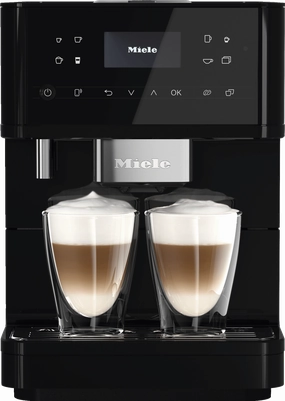 Miele CM6160 MILK PERFECTION BLACK   Countertop Coffee Machine With Wifi Conn@Ct And A Wide Selection Of Specialty Coffees For Maximum Freedom.