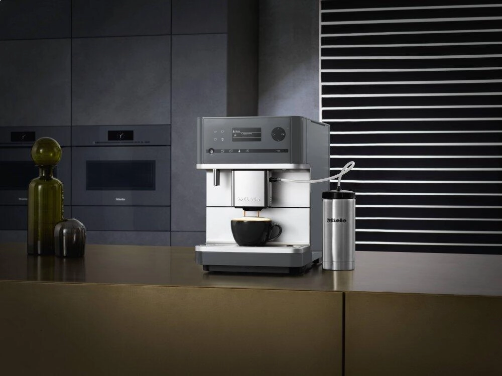 Miele CM6350 GRAPHITE GREY Cm 6350 - Countertop Coffee Machine With Onetouch For Two Feature And Integrated Cup Warmer For Perfect Coffee.