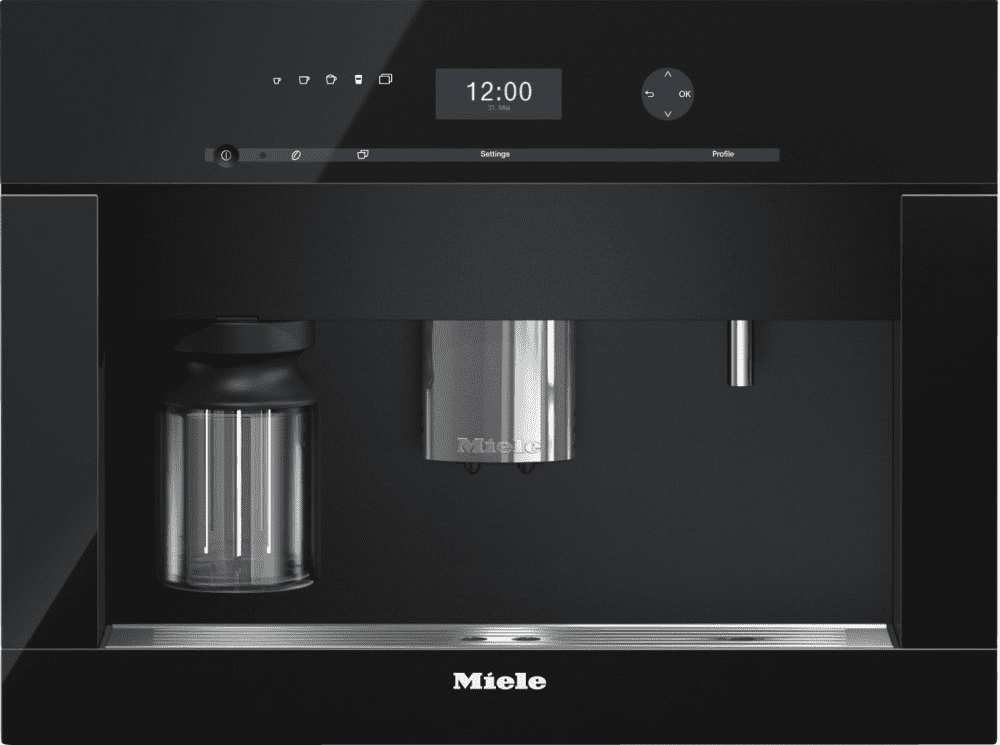 Miele CVA6401B Built-In Coffee Machine With Bean-To Cup System And Onetouch For Two Prep. For Perfect Coffee Enjoyment.
