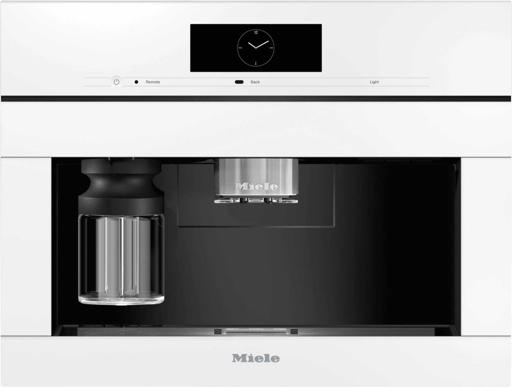 Miele CVA7845 WHITE   Built-In Coffee Machine With Directwater Perfectly Combinable Design With Coffeeselect   Autodescale For Highest Demands.