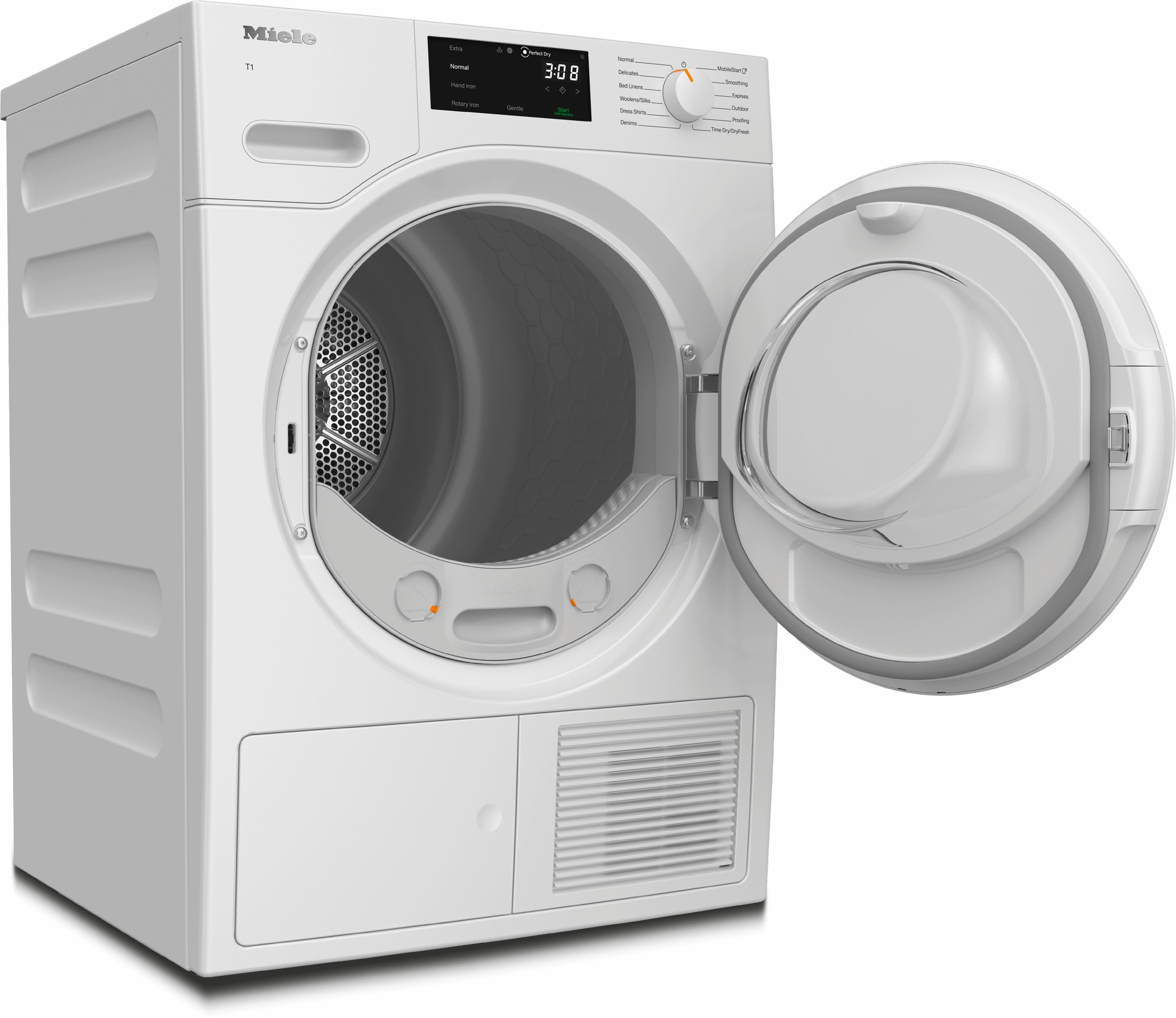 Miele TWD 360 WP 8KG LOTUS WHITE Twd 360 Wp 8Kg - T1 Heat-Pump Dryer: With Miele@Home And Fragrancedos For Laundry That Smells Great.