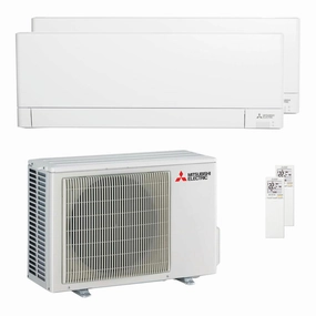 Mitsubishi Electric air conditioner AY Series dual split 12000 12000 BTU inverter A   wifi outdoor unit 5.3 kW
