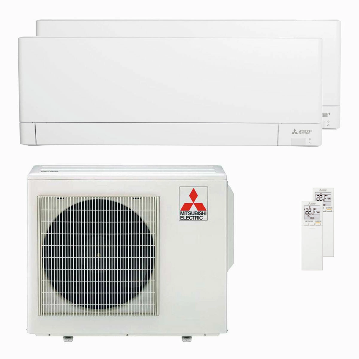 Mitsubishi Electric air conditioner AY Series dual split 12000 12000 BTU inverter A   wifi outdoor unit 5.4 kW