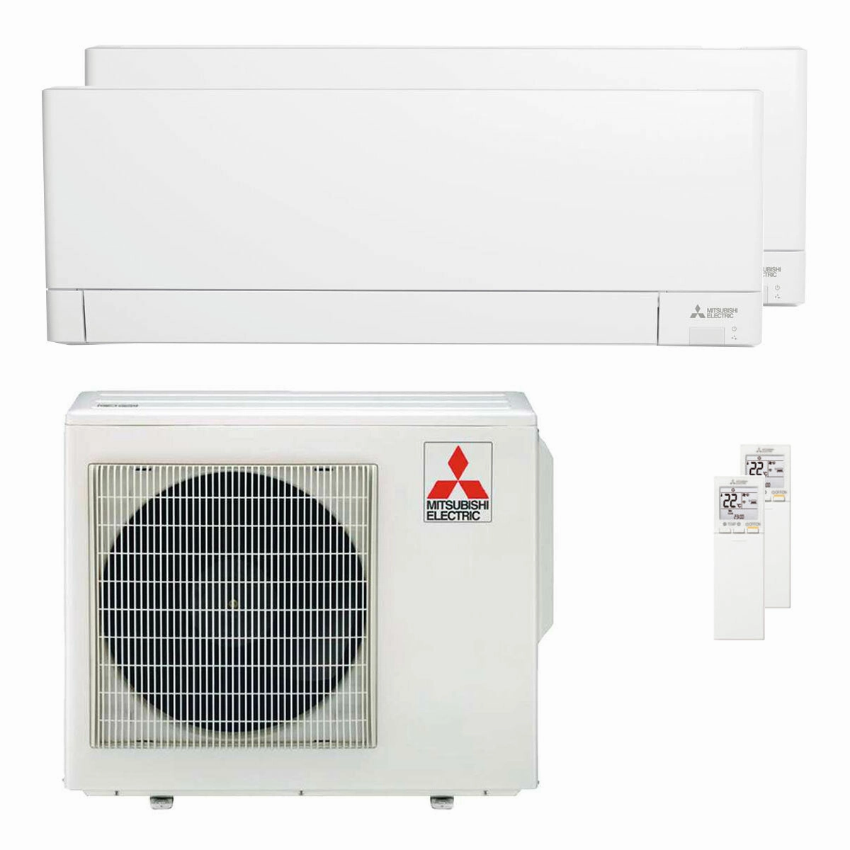 Mitsubishi Electric Air Conditioner AY Series dual split 18000 18000 BTU inverter A   wifi outdoor unit 5.4 kW