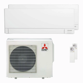 Mitsubishi Electric air conditioner AY Series dual split 9000 18000 BTU inverter A   wifi outdoor unit 5.4 kW