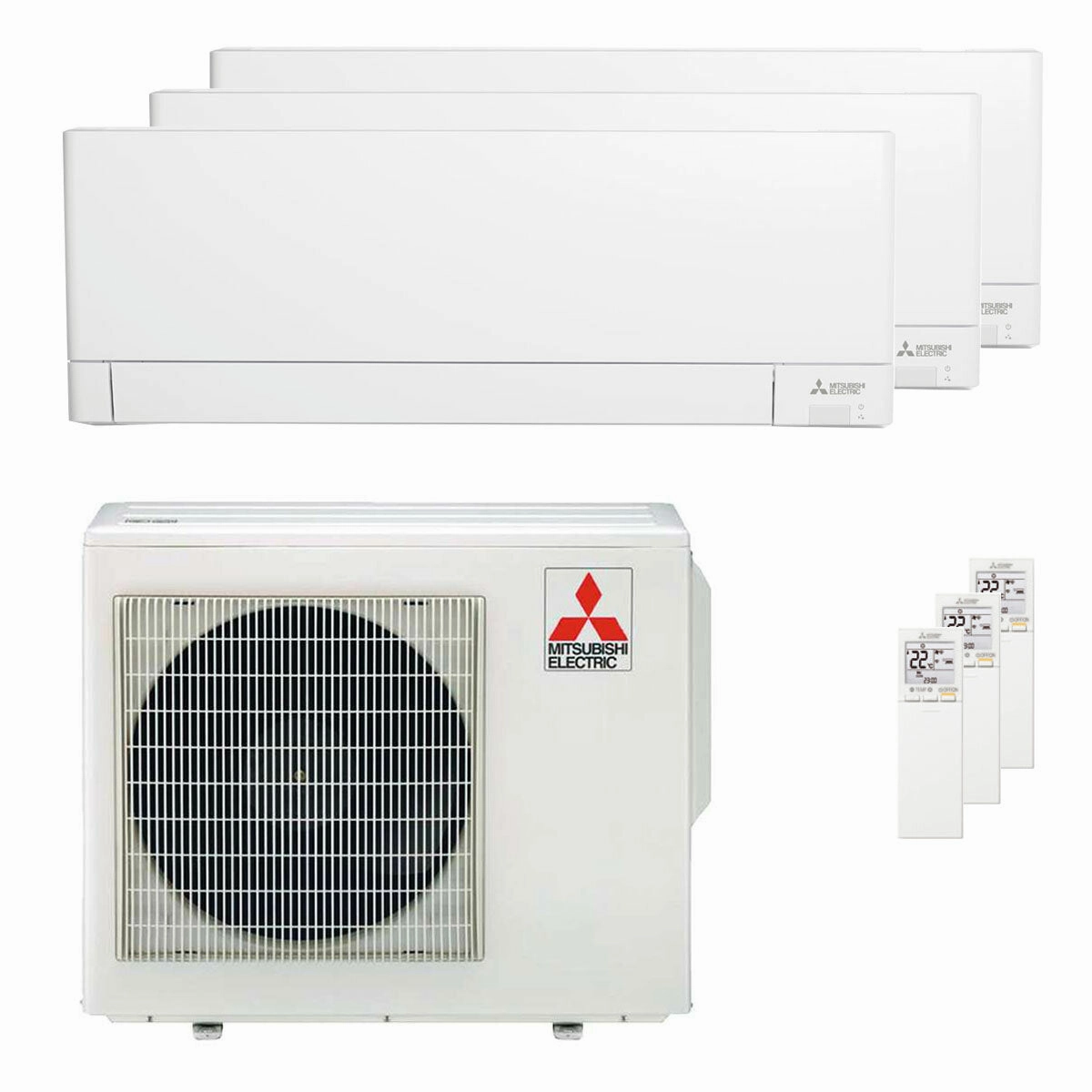 Mitsubishi Electric Air Conditioner AY Series trial split 9000 9000 18000 BTU inverter A   wifi outdoor unit 5.4 kW